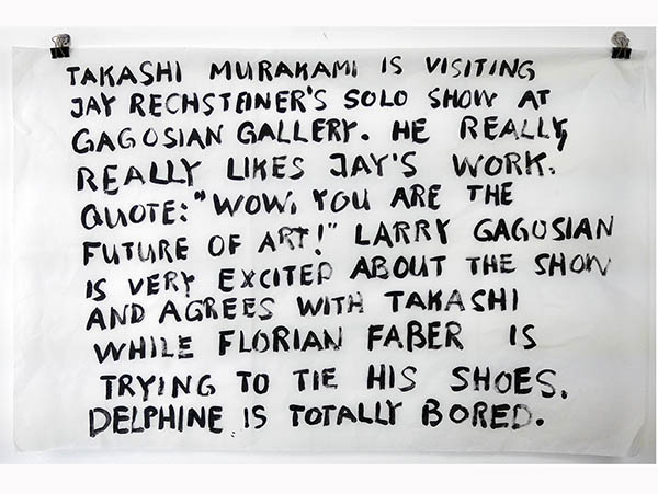 Affirmation Law of attraction Gagosian Gallery