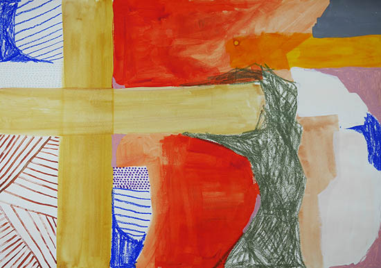Delphine and Jay, painting by Jay Rechsteiner